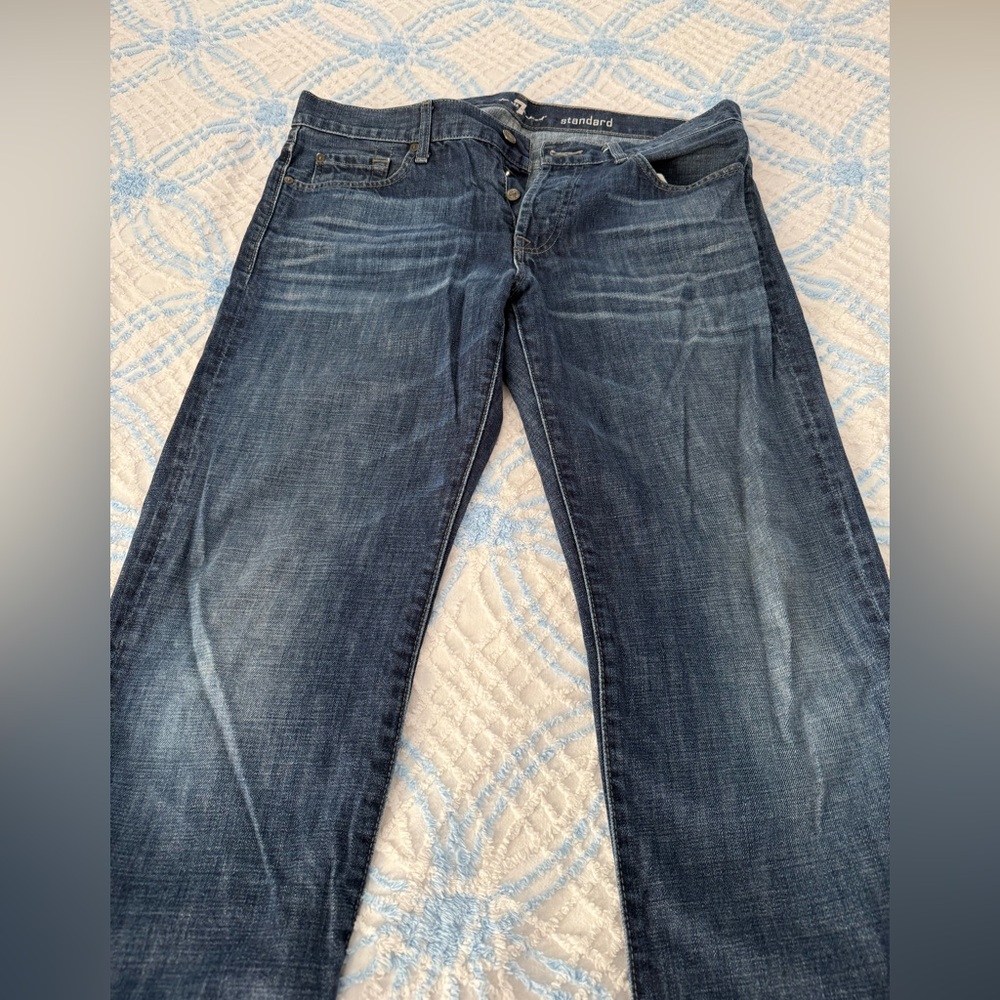 Men’s 7 For All Mankind jeans 34x33 - Picture 4 of 10